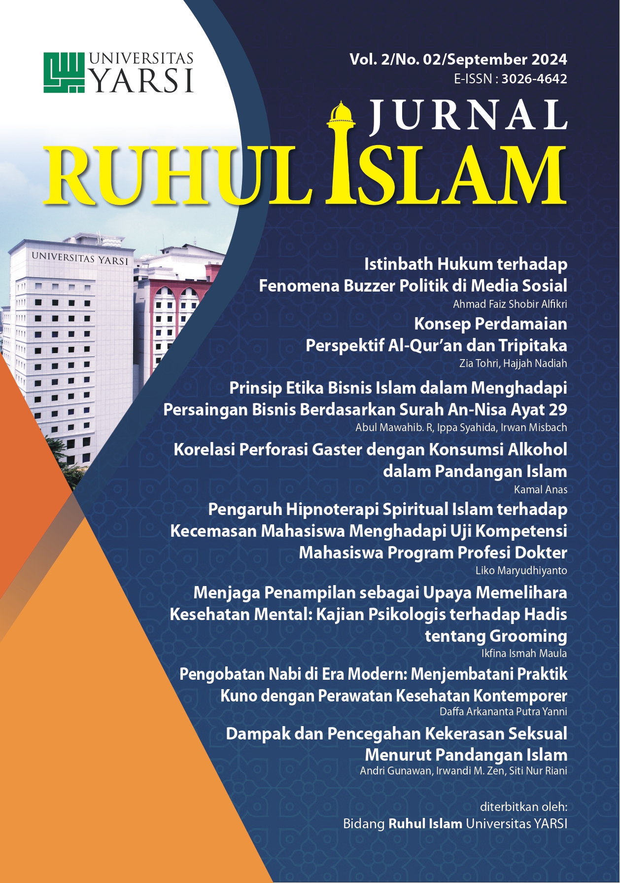 					View Vol. 2 No. 2 (2024): Jurnal Ruhul Islam
				