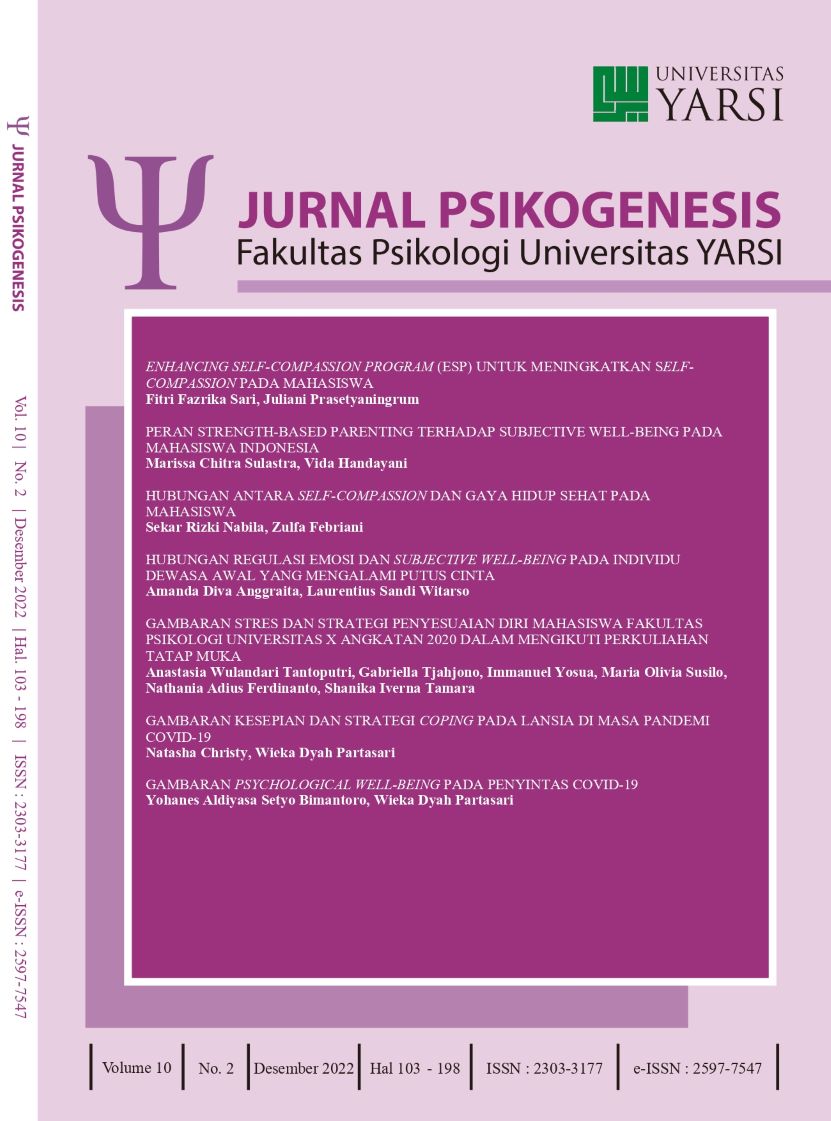 Psychological Wellbeing and Psychological Distress in the Elderly during  the COVID-19 Pandemic - Herdian - Consortium Psychiatricum